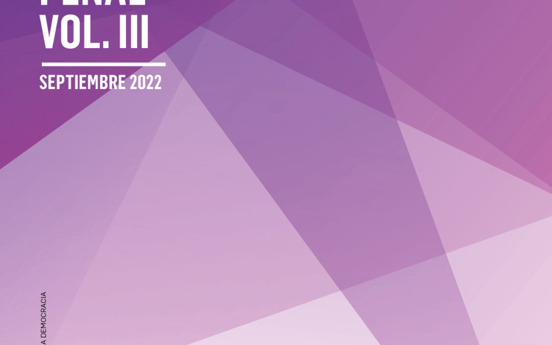 Boletín Acceso a la carrera judicial. Penal Vol. III