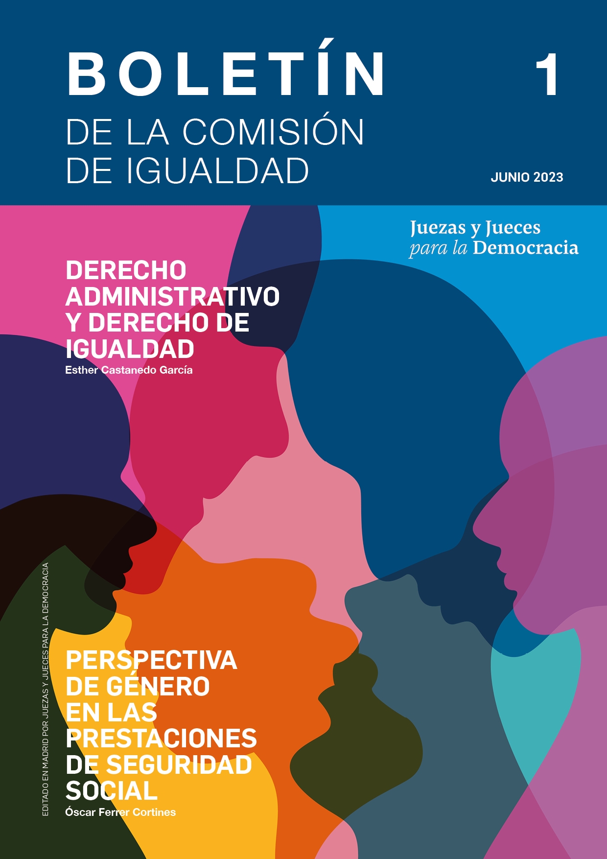 Portada Boletin 1 Comision de Igualdad. Junio 2023